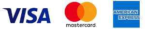 payment logos for visa, Mastercard and American express